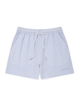 Wacky Willy Women's Striped String Shorts [Sky Blue]