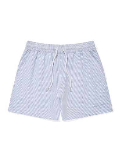 Wacky Willy Women's Striped String Shorts [Sky Blue]