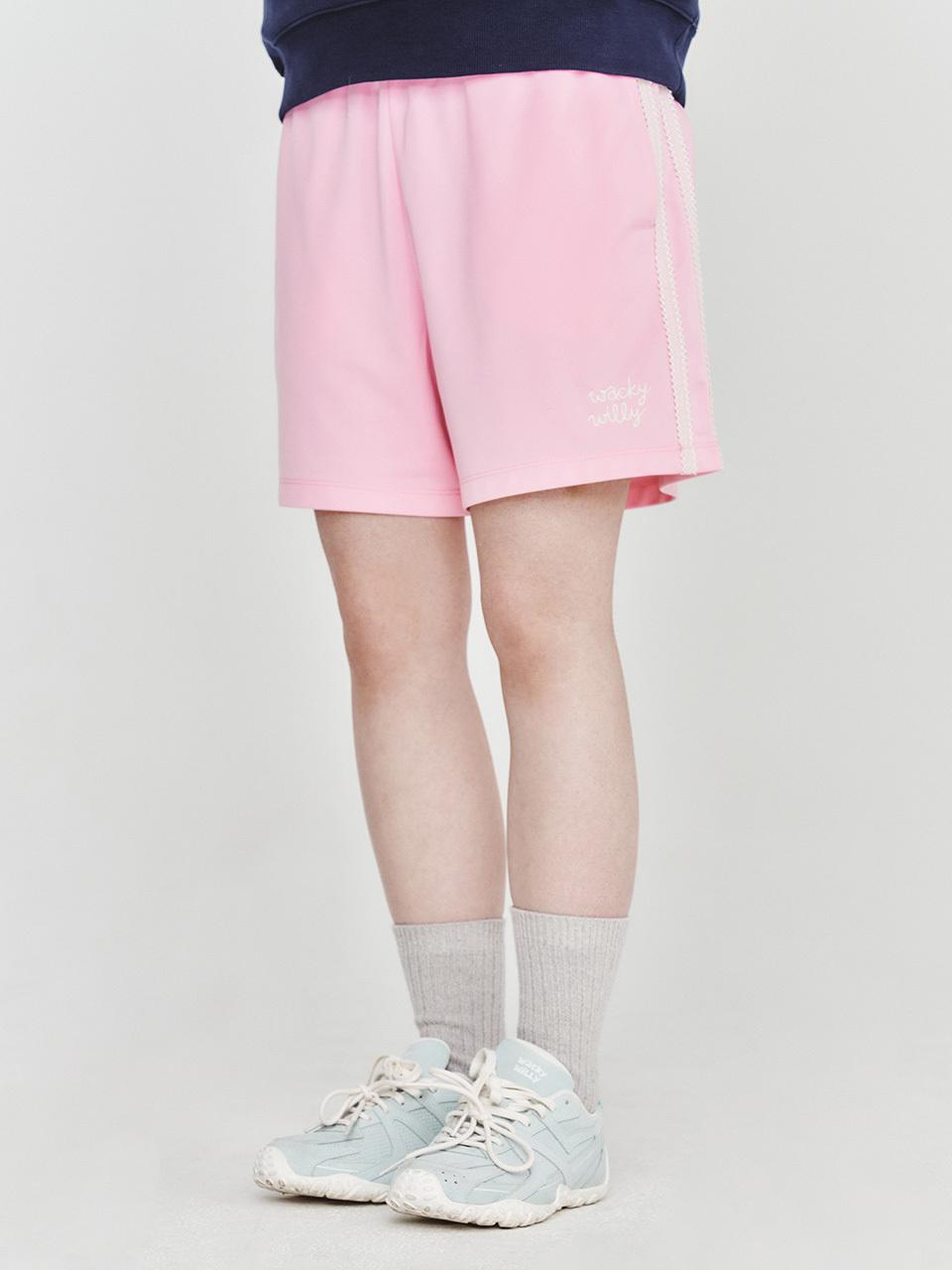 Wacky Willy Women's Track Shorts [Pink]