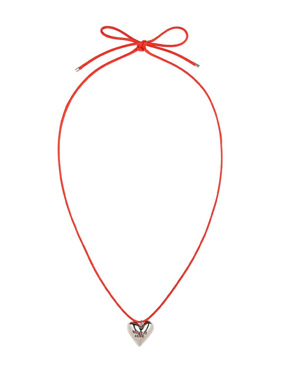 Wacky Willy WT Strap Necklace_Red