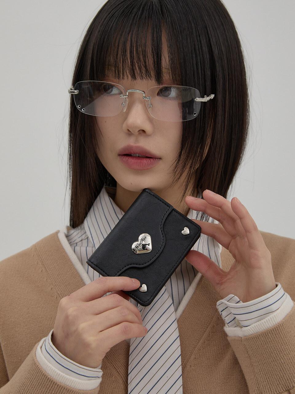 WAIKEI Dolphin Heart Card Wallet