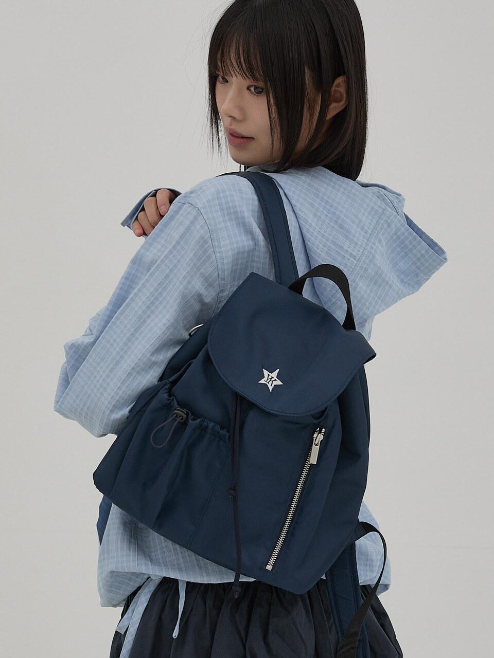 WAIKEI Nylon Star Mini Backpack [Navy]