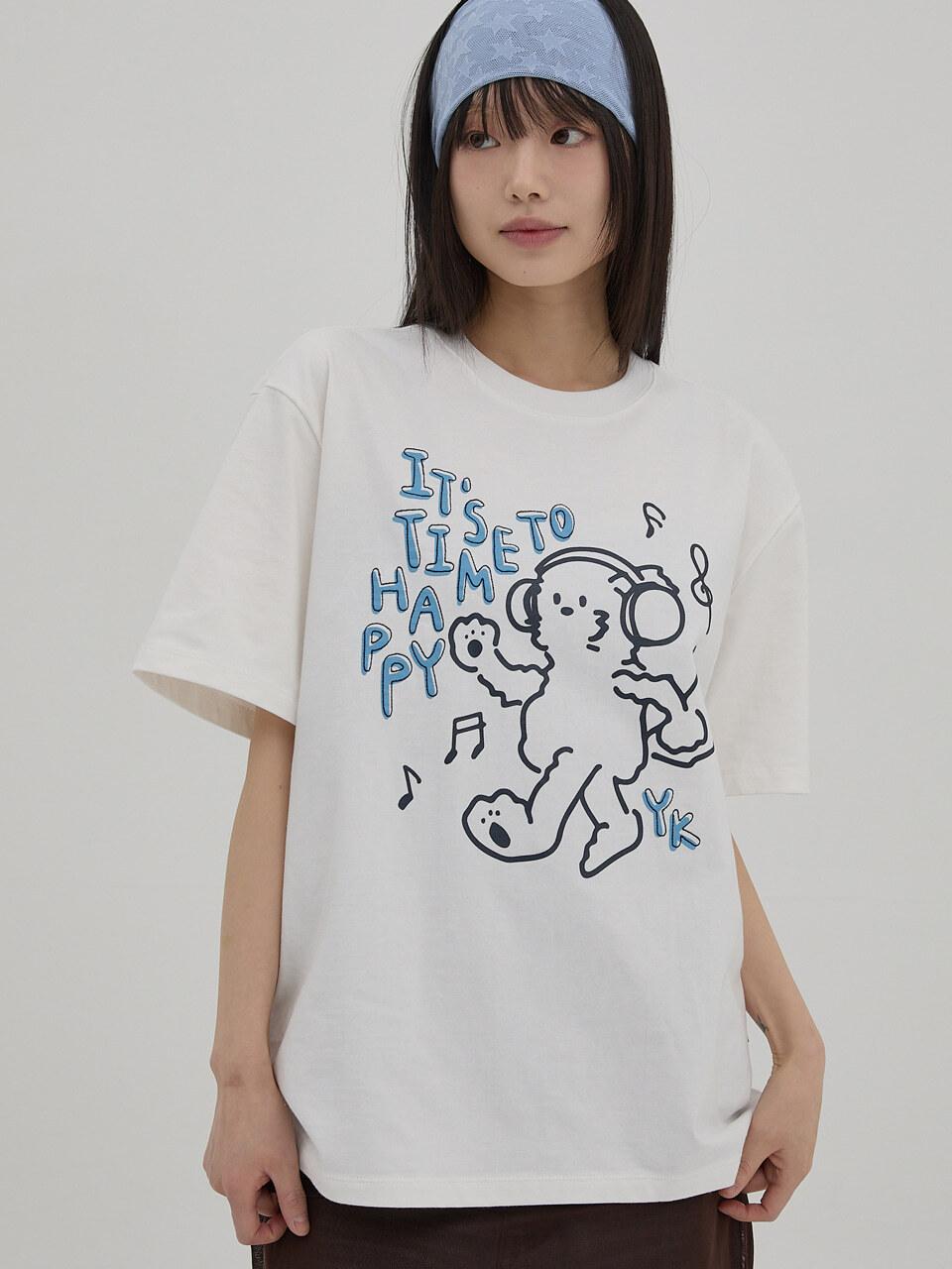 WAIKEI Short-Sleeve T-shirt [White]