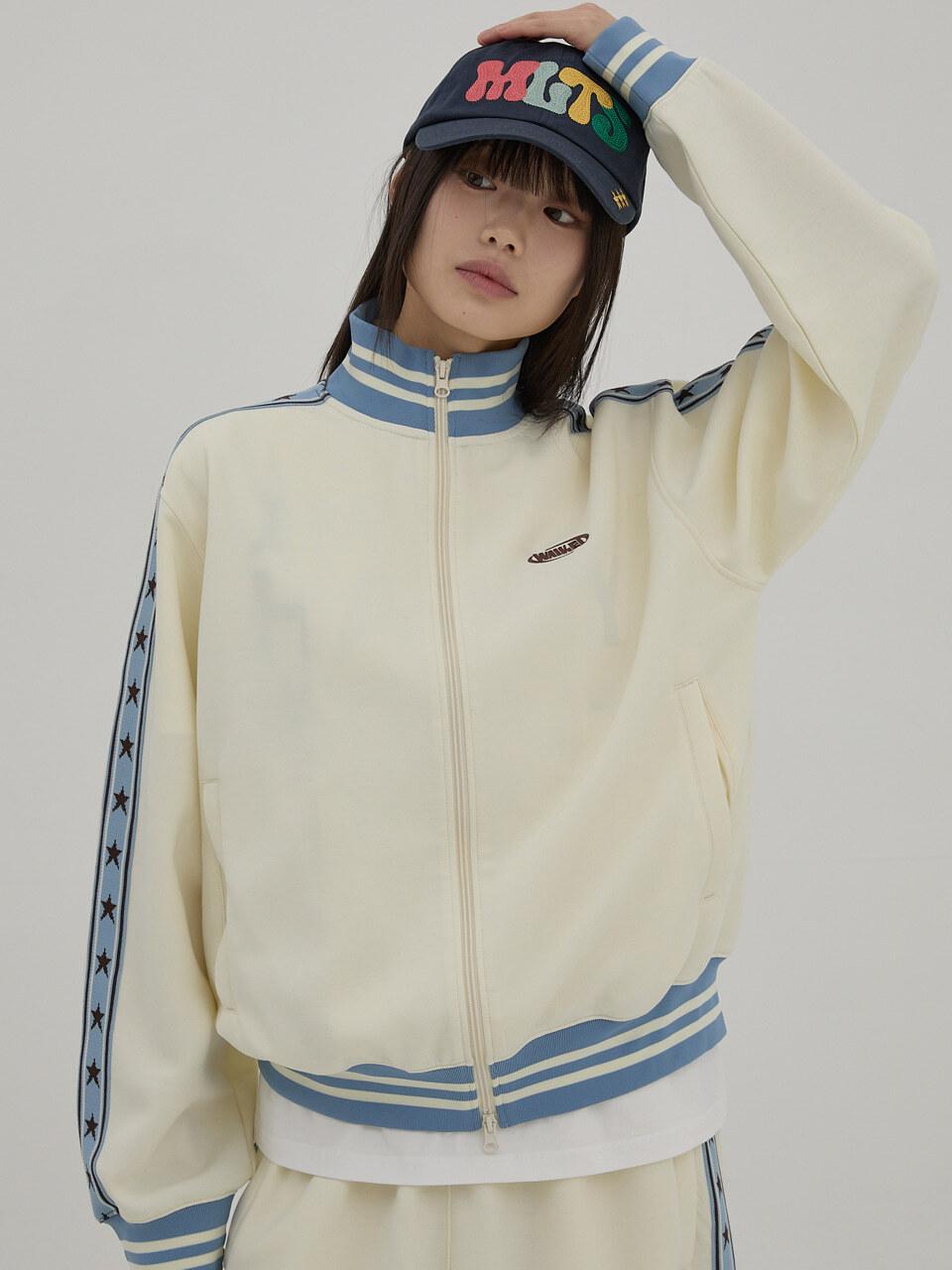 WAIKEI Star Track Jersey Jacket [Ivory]