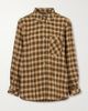 WALES BONNER Ritual checked flannel shirt - 1