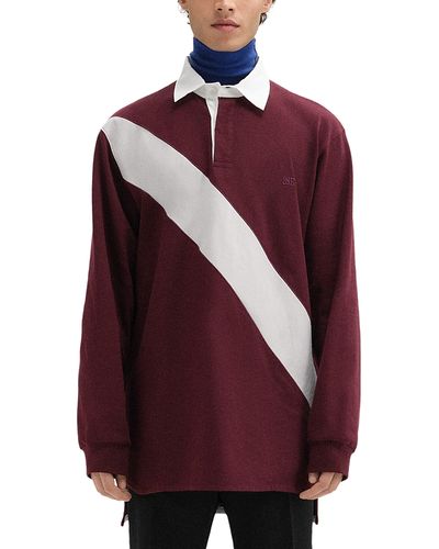 Wales Bonner Wales Boner Oversized Fit Prism Rugby Shirt