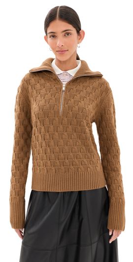Wales Bonner Wales Bonner Acoustic Pullover Caramel