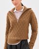Wales Bonner Wales Bonner Acoustic Pullover Caramel - 2