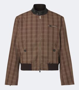Wales Bonner Wales Bonner Axis checked virgin wool jacket