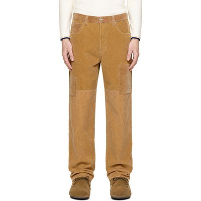 Wales Bonner Wales Bonner Beige Sissoo Studded Trousers
