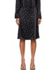 Wales Bonner Wales Bonner Black Cosmic Midi Skirt - 1