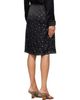 Wales Bonner Wales Bonner Black Cosmic Midi Skirt - 3