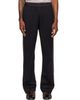Wales Bonner Wales Bonner Black Form Track Pants - 1