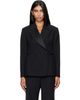 Wales Bonner Wales Bonner Black Gallery Tuxedo Blazer - 1