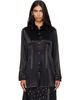 Wales Bonner Wales Bonner Black Mystic Shirt - 1
