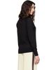 Wales Bonner Wales Bonner Black Viscose Silk Knit Roots Polo - 3