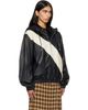 Wales Bonner Wales Bonner Black Vista Anorak Leather Jacket - 2
