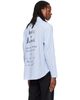 Wales Bonner Wales Bonner Blue Atlantic Shirt - 3