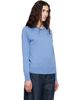 Wales Bonner Wales Bonner Blue Viscose SIlk Knit Roots Polo - 2