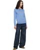 Wales Bonner Wales Bonner Blue Viscose SIlk Knit Roots Polo - 4