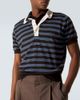 Wales Bonner Wales Bonner Breeze striped wool polo sweater - 5