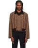 Wales Bonner Wales Bonner Brown Axis Jacket - 1