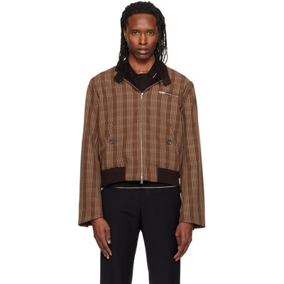 Wales Bonner Wales Bonner Brown Axis Jacket