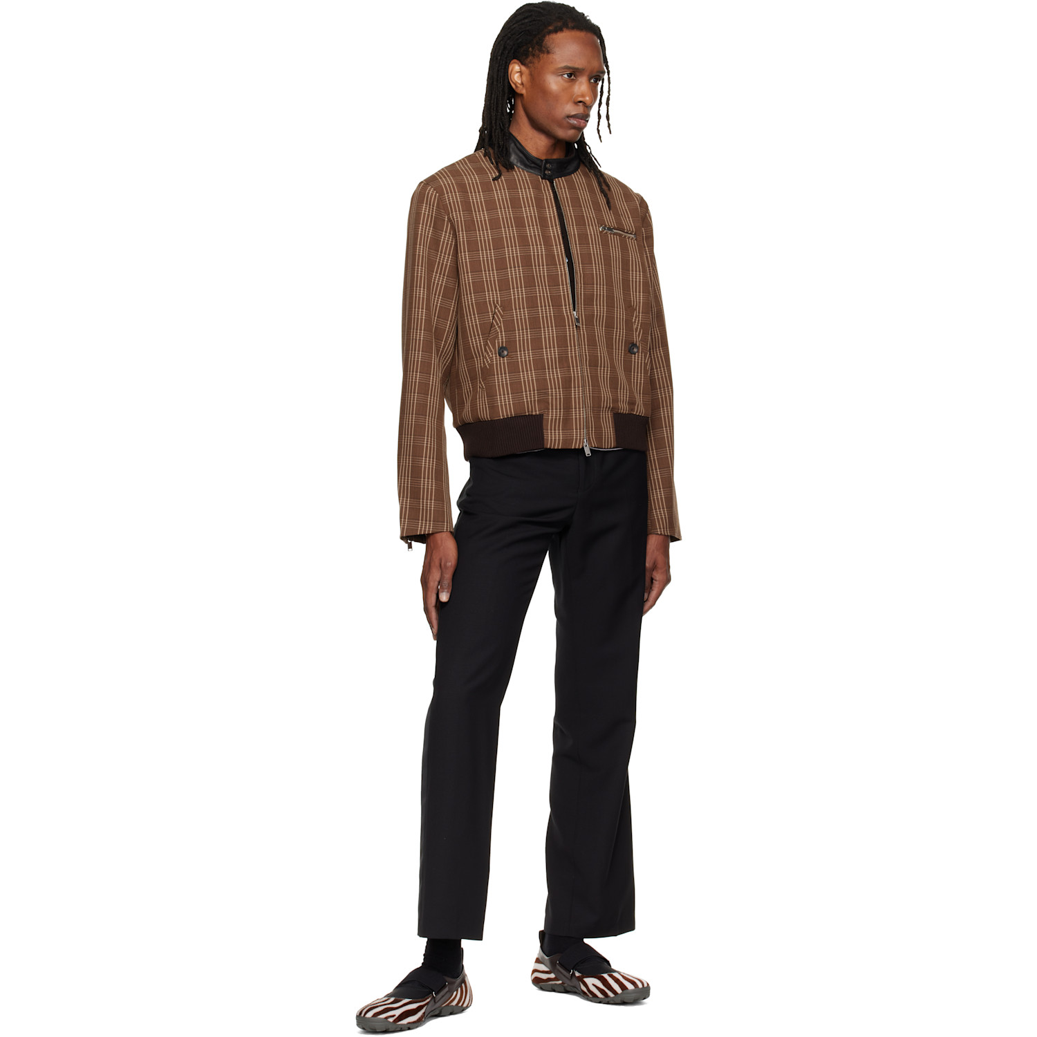 Wales Bonner - Brown Axis Jacket