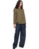 Wales Bonner Wales Bonner Brown Brushed Overcheck Ritual Shirt - 4