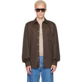 Wales Bonner Wales Bonner Brown Doshi Shirt