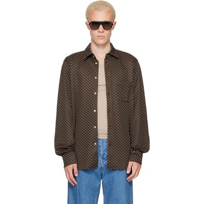 Wales Bonner Wales Bonner Brown Doshi Shirt