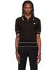 Wales Bonner Wales Bonner Brown John Smedley Edition Blessings Polo - 1