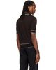 Wales Bonner Wales Bonner Brown John Smedley Edition Blessings Polo - 3