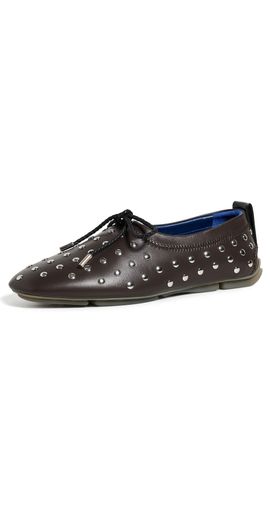 Wales Bonner Wales Bonner Chakra Slipper Flats Dark Brown