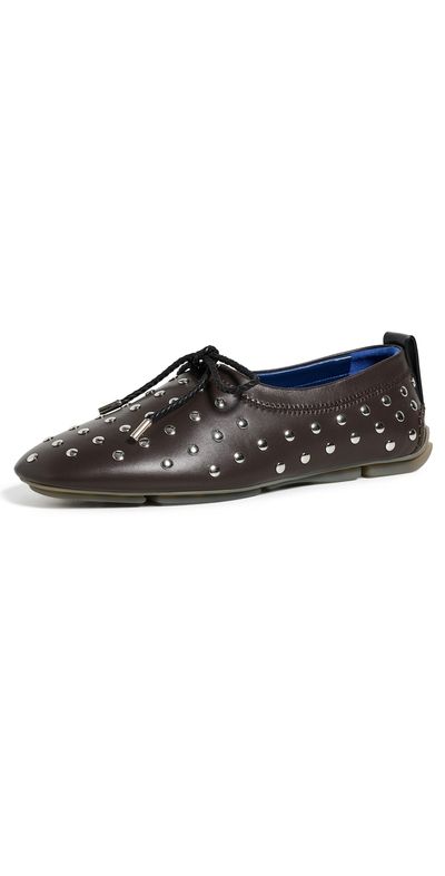 Wales Bonner Wales Bonner Chakra Slipper Flats Dark Brown