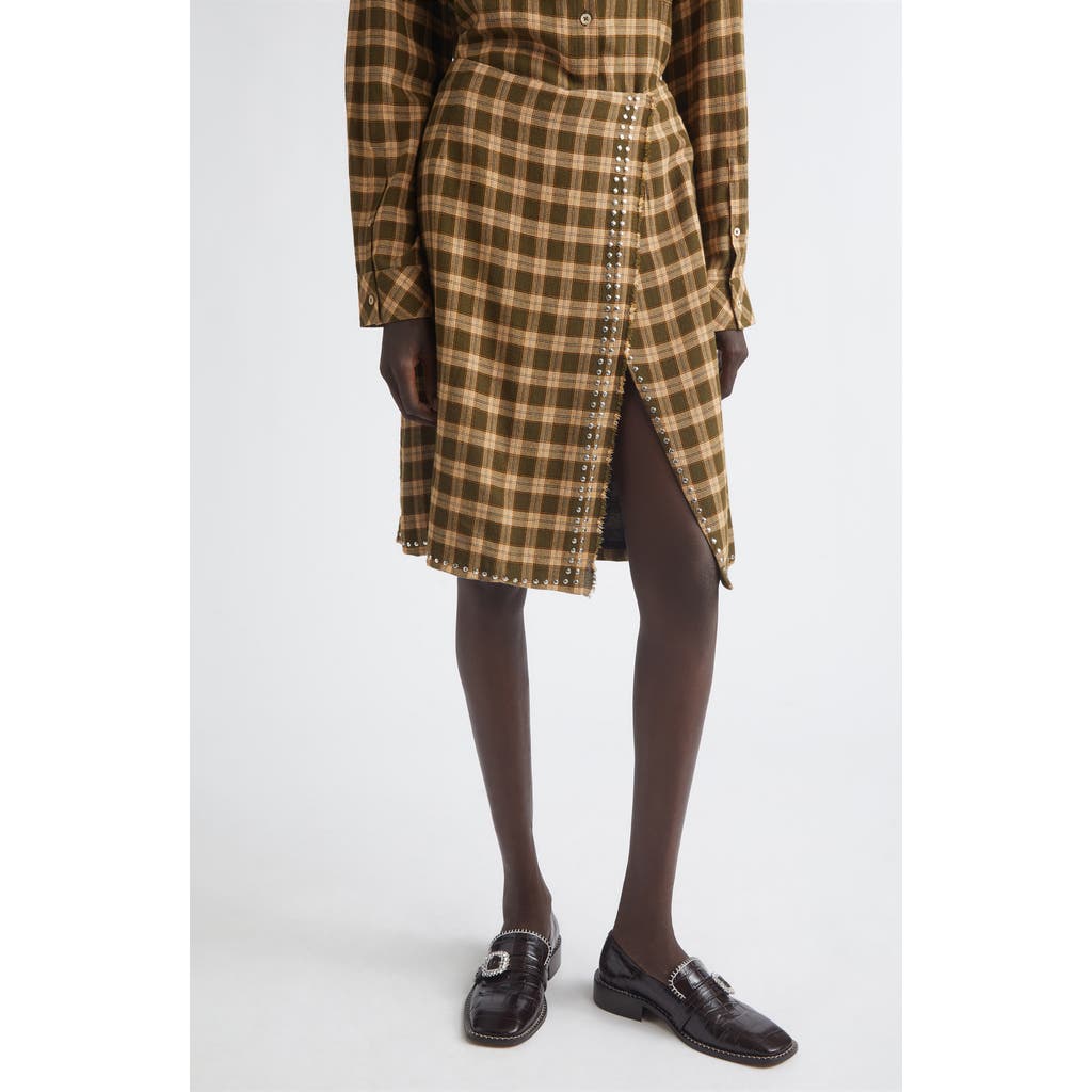 Wales Bonner Wales Bonner Cosmic Check Skirt