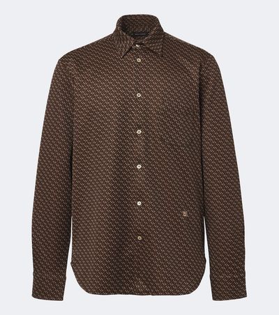Wales Bonner Wales Bonner Doshi jacquard shirt