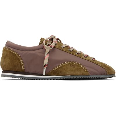 Wales Bonner Wales Bonner Khaki & Taupe Paris Sneakers
