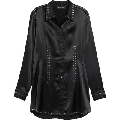 Wales Bonner Wales Bonner Mystic Studded Satin Shirt