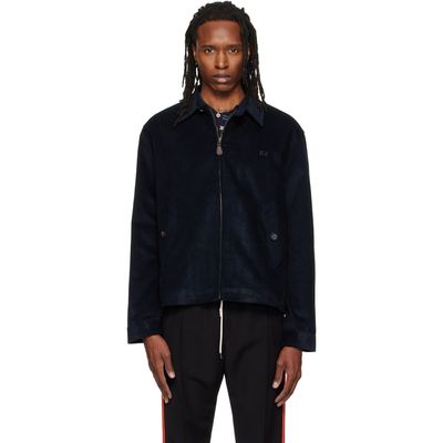 Wales Bonner Wales Bonner Navy Drew Jacket