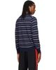 Wales Bonner Wales Bonner Navy John Smedley Edition Beam Polo - 3