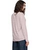 Wales Bonner Wales Bonner Off-White & Burgundy Linen Stripe Jersey Hour T-shirt - 3