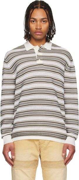 Wales Bonner Wales Bonner Off-White 'The Samuel' Polo