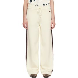 Wales Bonner Wales Bonner Off-White Tide Viscose Poly Knit Track Pants
