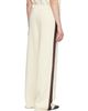 Wales Bonner Wales Bonner Off-White Tide Viscose Poly Knit Track Pants - 3