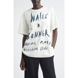Wales Bonner Wales Bonner Raga Oversize Cotton Graphic T-Shirt