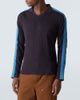 Wales Bonner Wales Bonner Ribbed-knit polo sweater - 3