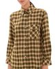 Wales Bonner Wales Bonner Ritual Checked Flannel Shirt Jade/Ocre/Oyster - 1