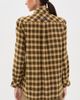 Wales Bonner Wales Bonner Ritual Checked Flannel Shirt Jade/Ocre/Oyster - 3