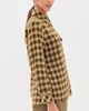 Wales Bonner Wales Bonner Ritual Checked Flannel Shirt Jade/Ocre/Oyster - 4